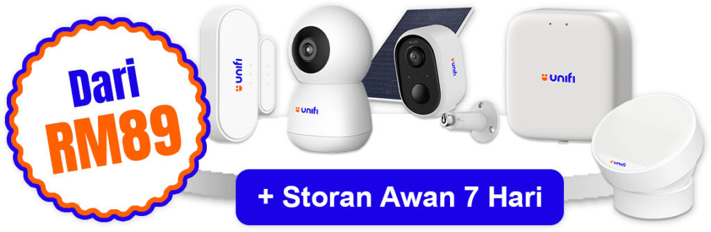 Unifi Smart Home Malaysia Home Shield dengan kamera pintar, sensor dan storan awan 7 hari dari RM89 sebulan